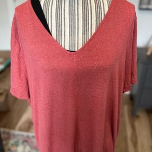 Ava and Viv slouchy tee, new with tags size 2X